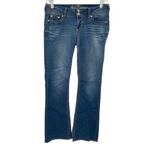 Wallflower Embellished Pocket Boot Cut Jeans Size 5 Women’s